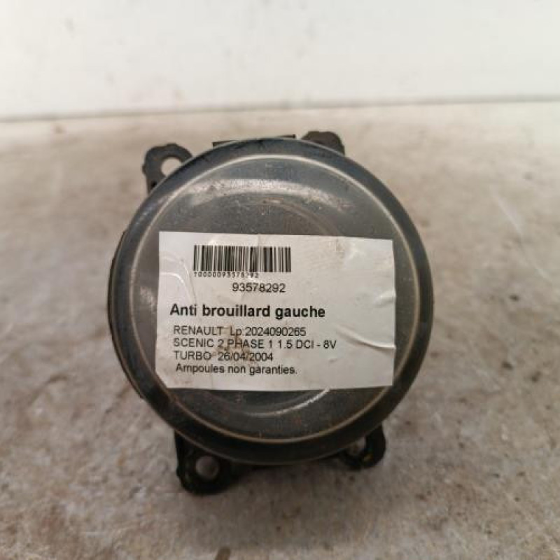 Anti brouillard gauche (feux) RENAULT SCENIC 2 Anti brouillard gauche (feux) RENAULT SCENIC 2