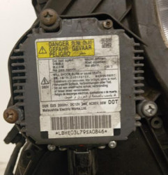 Optique avant principal gauche (feux)(phare) HONDA CR-V 3 Photo n°4