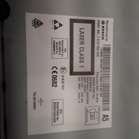 Autoradio d'origine NISSAN QASHQAI 2