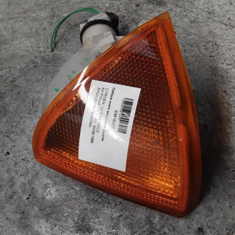 Optique avant secondaire gauche (feux)(clignotant) CITROEN AX