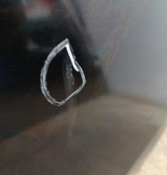 Porte arriere gauche PEUGEOT 3008 1