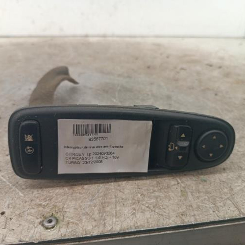 Interrupteur de leve vitre avant gauche CITROEN C4 PICASSO 1