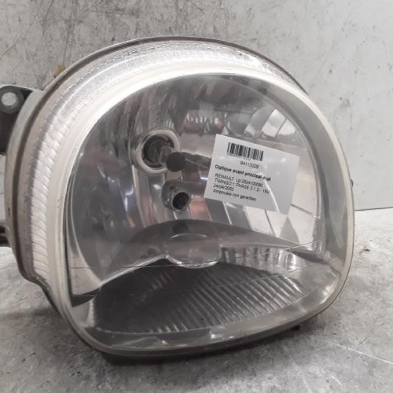 Optique avant principal droit (feux)(phare) RENAULT TWINGO 1