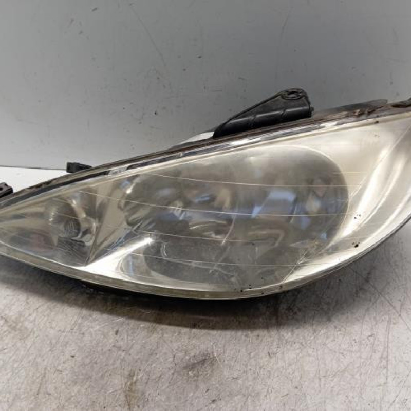 Optique avant principal gauche (feux)(phare) PEUGEOT 206