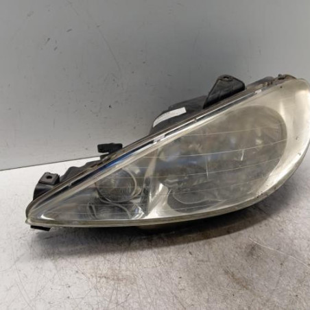Optique avant principal gauche (feux)(phare) PEUGEOT 206