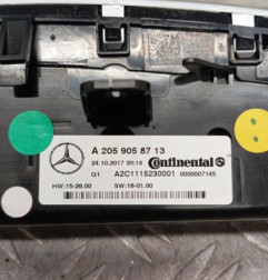 Commande chauffage MERCEDES CLASSE C 205 Photo n°3