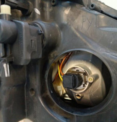Optique avant principal gauche (feux)(phare) RENAULT GRAND SCENIC 2 Photo n°4