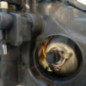 Optique avant principal gauche (feux)(phare) RENAULT GRAND SCENIC 2