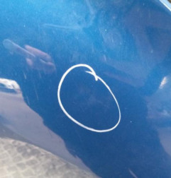 Porte arriere gauche RENAULT CLIO 3 Photo n°7