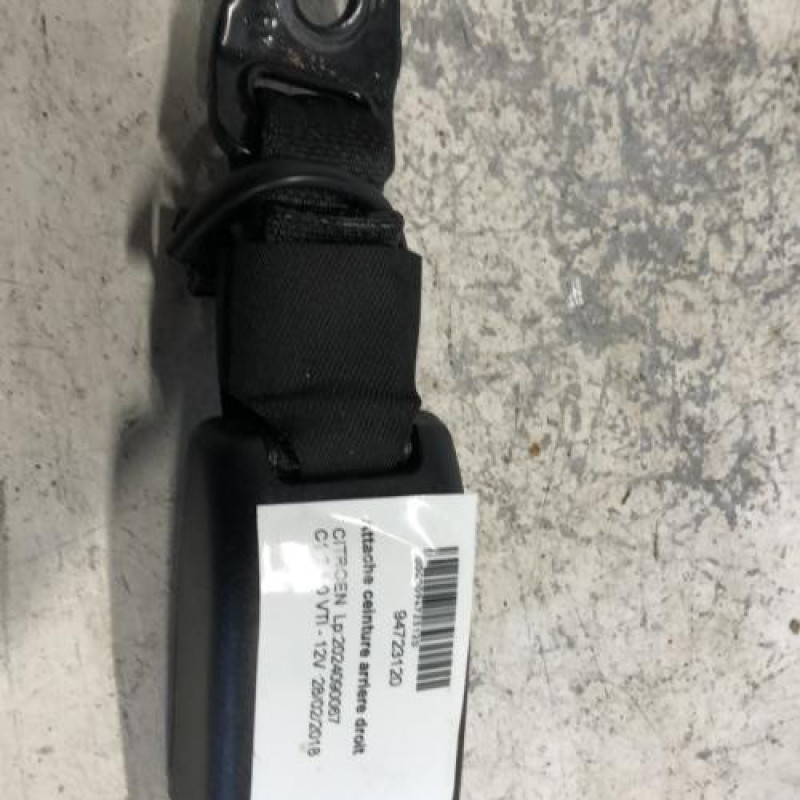 Attache ceinture arriere droit CITROEN C1 2