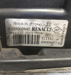 Optique avant principal gauche (feux)(phare) RENAULT LAGUNA 2 Photo n°6