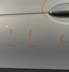 Porte avant gauche RENAULT MEGANE 1