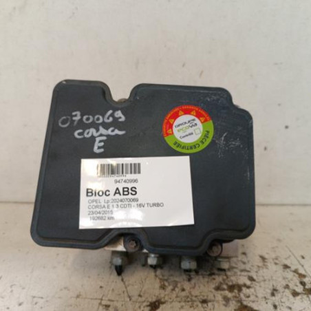 Bloc ABS (freins anti-blocage) OPEL CORSA E Photo n°1