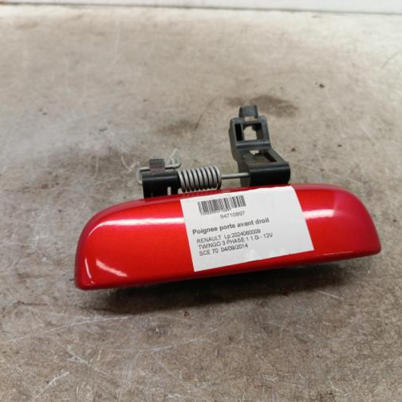 Poignee porte avant droit RENAULT TWINGO 3 Poignee porte avant droit RENAULT TWINGO 3