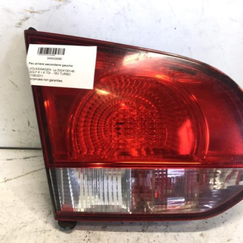 Feu arriere secondaire gauche (feux) VOLKSWAGEN GOLF 6