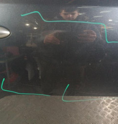 Porte arriere droit RENAULT MEGANE 3 Photo n°3
