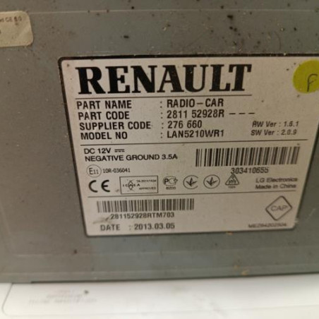Afficheur RENAULT CLIO 4