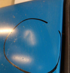 Porte de coffre gauche RENAULT MASTER 2