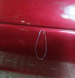 Porte avant droit RENAULT MEGANE 1 Photo n°4