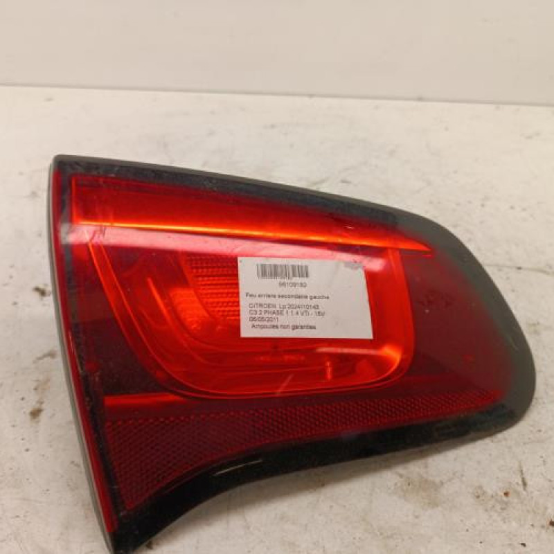 Feu arriere secondaire gauche (feux) CITROEN C3 2 Feu arriere secondaire gauche (feux) CITROEN C3 2