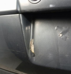 Pare choc arriere CITROEN C4 1 Photo n°3