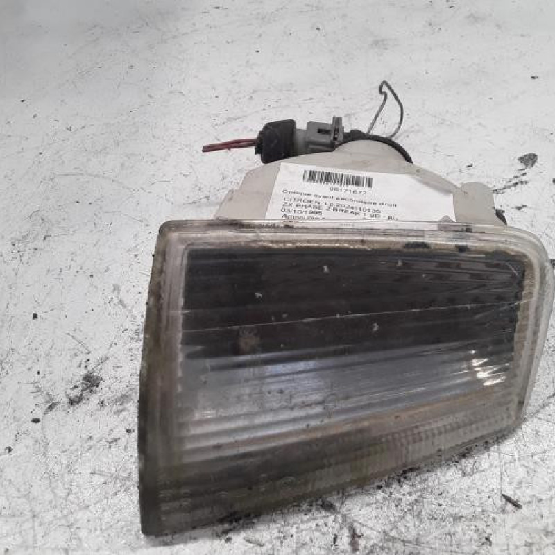 Optique avant secondaire droit (feux)(clignotant) CITROEN ZX