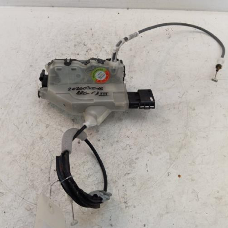 Serrure arriere gauche CITROEN C3 3 Serrure arriere gauche CITROEN C3 3