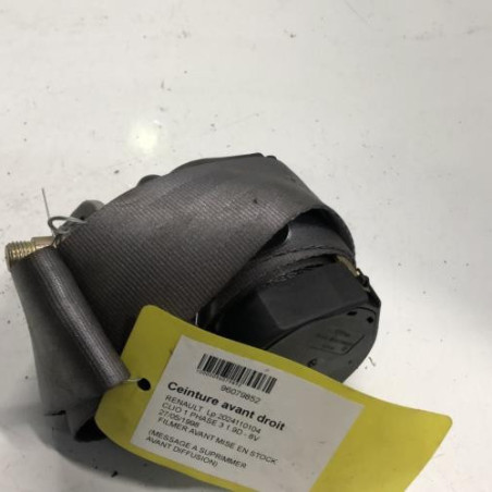 Ceinture avant droit RENAULT CLIO 1 Photo n°1