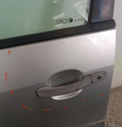 Porte avant gauche FORD FIESTA 5 Photo n°5