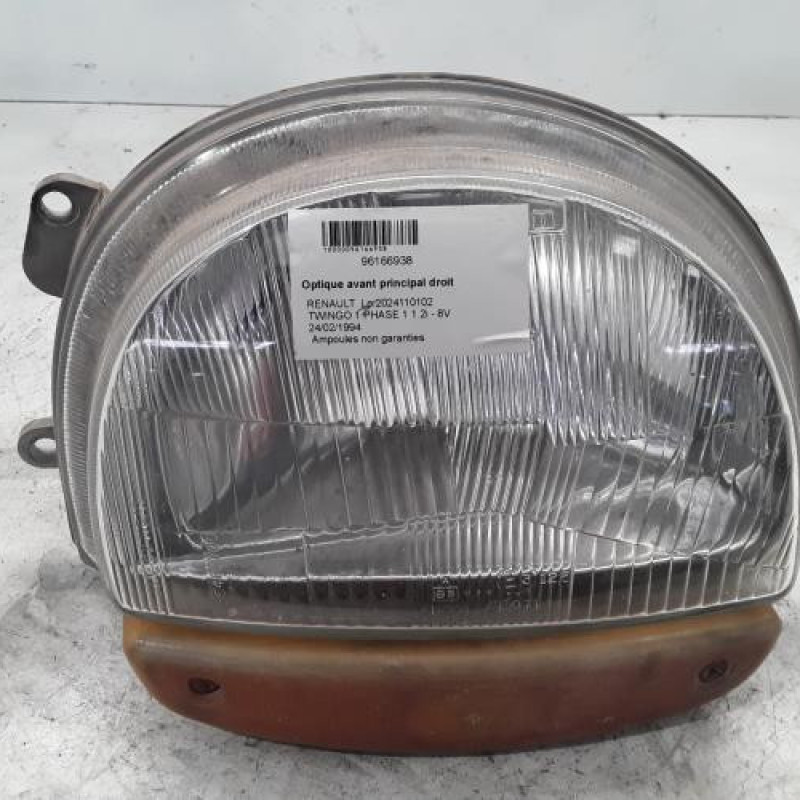 Optique avant principal droit (feux)(phare) RENAULT TWINGO 1