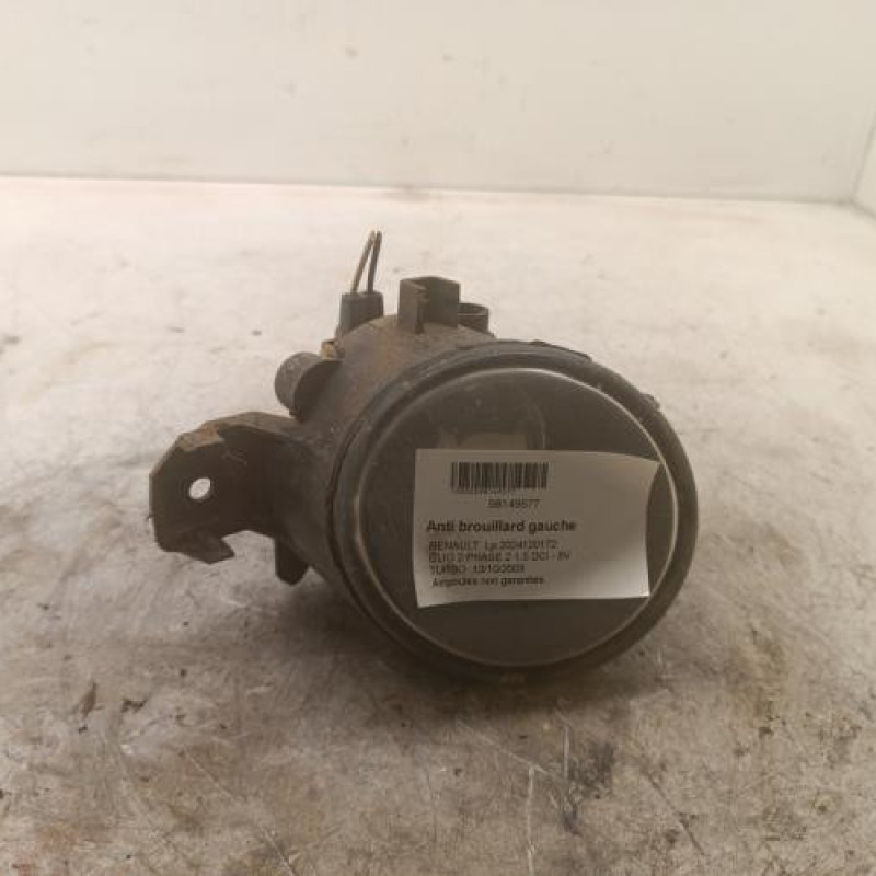 Anti brouillard gauche (feux) RENAULT CLIO 2 Anti brouillard gauche (feux) RENAULT CLIO 2