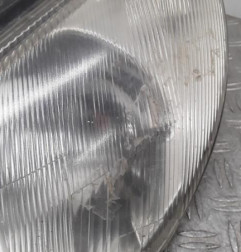 Optique avant principal gauche (feux)(phare) PEUGEOT 206