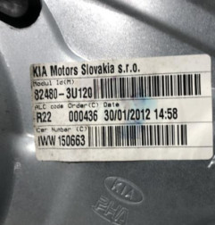 Leve vitre electrique avant droit KIA SPORTAGE 3