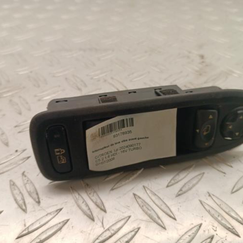 Interrupteur de leve vitre avant gauche CITROEN C5 2