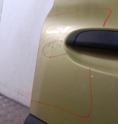 Porte avant droit RENAULT CLIO 2 Photo n°3
