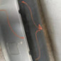 Pare choc arriere FORD FIESTA 4