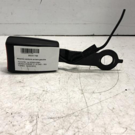 Attache ceinture arriere gauche TOYOTA VERSO Photo n°1