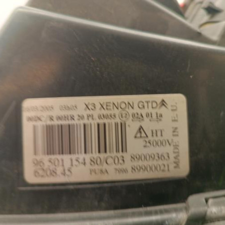 Optique avant principal gauche (feux)(phare) CITROEN C5 1