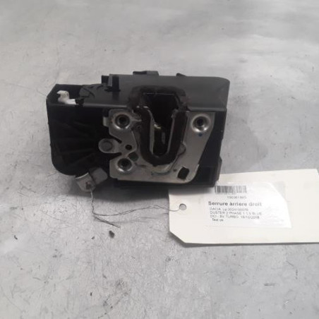 Serrure arriere droit DACIA DUSTER 2 Photo n°1