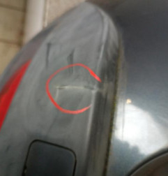 Pare choc arriere RENAULT SCENIC 3 Photo n°4