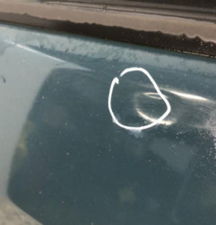 Porte avant gauche RENAULT CLIO 1 Photo n°6
