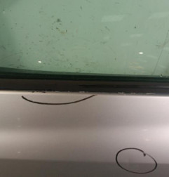 Porte avant gauche RENAULT CLIO 3 Photo n°6