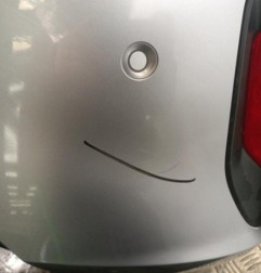 Pare choc arriere OPEL CORSA F Photo n°4