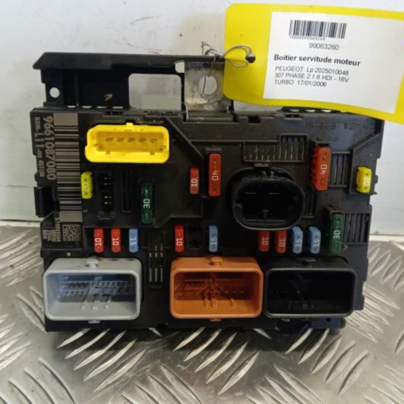 Boitier servitude moteur (BSM) PEUGEOT 307