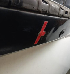 Pare choc arriere PEUGEOT 407