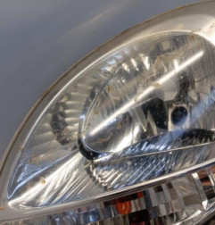 Optique avant principal gauche (feux)(phare) RENAULT KANGOO 1 Photo n°4