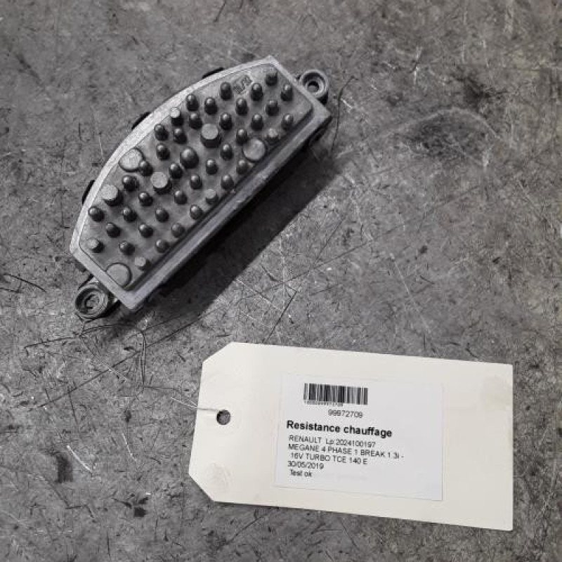 Resistance chauffage RENAULT MEGANE 4