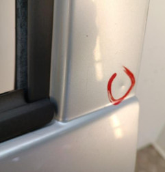 Porte avant gauche CITROEN C1 1 Photo n°5