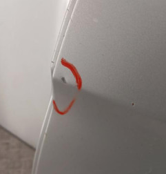 Porte arriere gauche MERCEDES CLASSE B 245