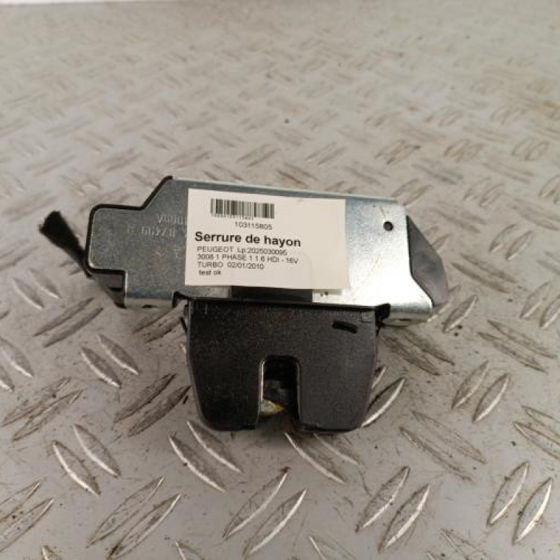 Serrure de hayon PEUGEOT 3008 1 Serrure de hayon PEUGEOT 3008 1